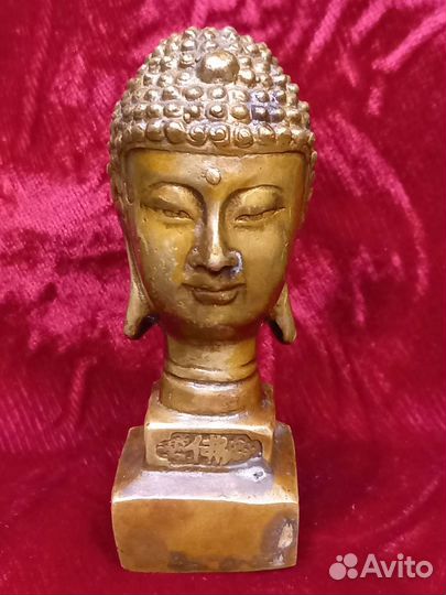 Будда. Статуэтка - печать. Штамп, бронза