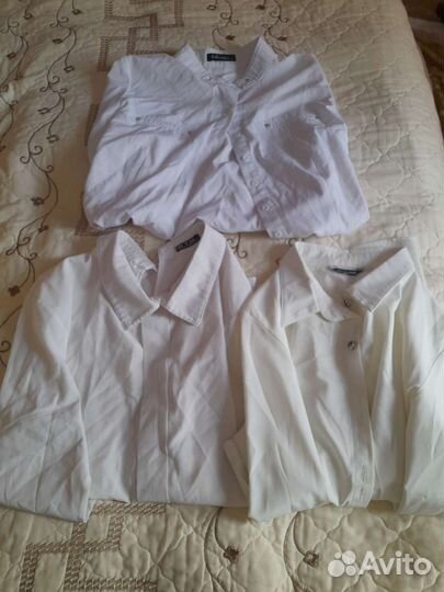 Белые блузки для девочки