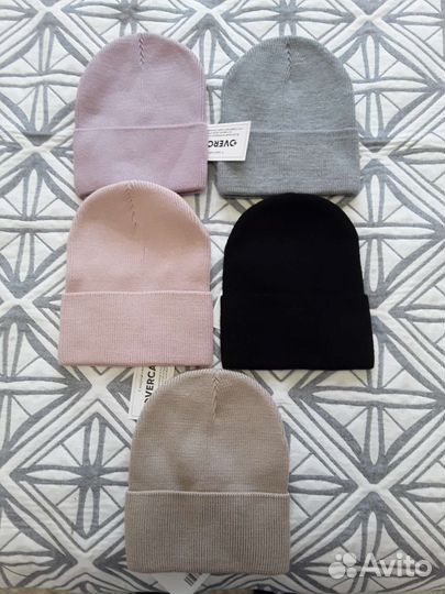 Шапка бини унисекс новая. 50-58