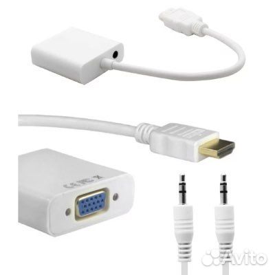 Переходник с vga на hdmi со звуком