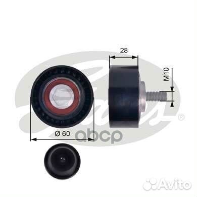 Направляющий ролик привода вспомогательных агре