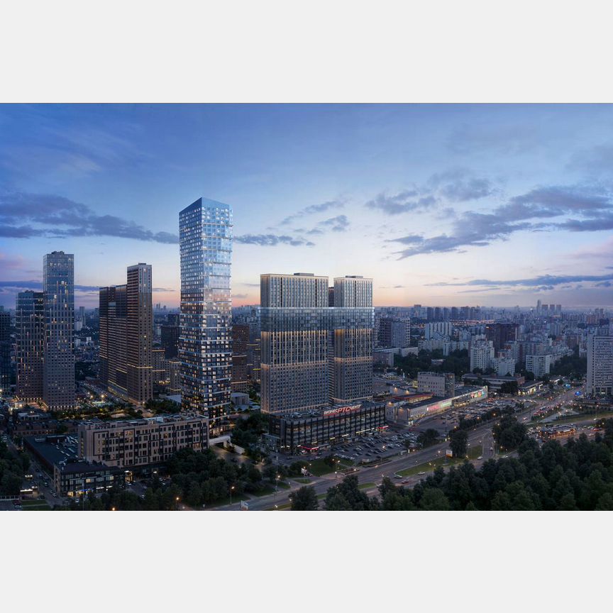 1-к. квартира, 50,7 м², 14/51 эт.