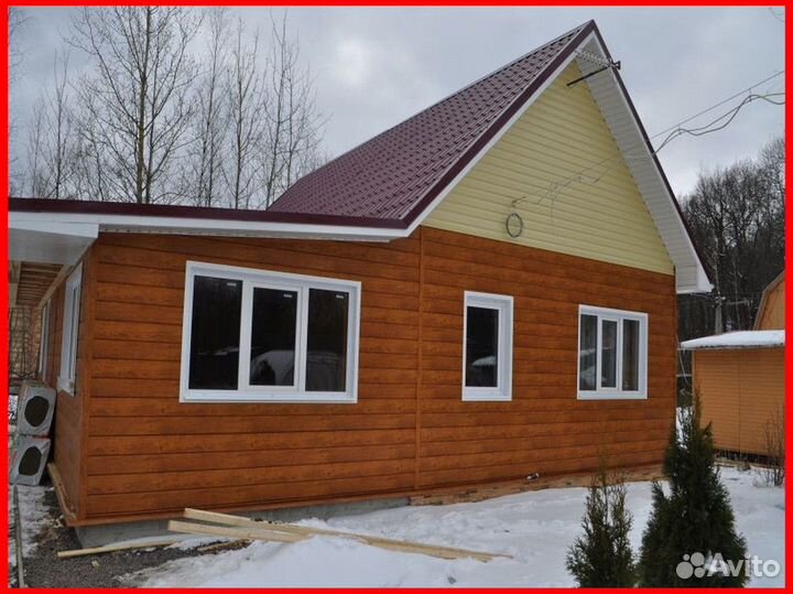 Фасад дома из сайдинга