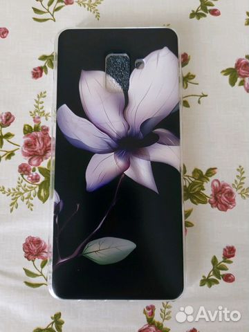 Чехол силиконовый на samsung A8 Plus.новый
