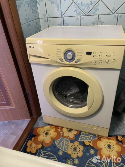 Стиральная машина бу lg 5 кг