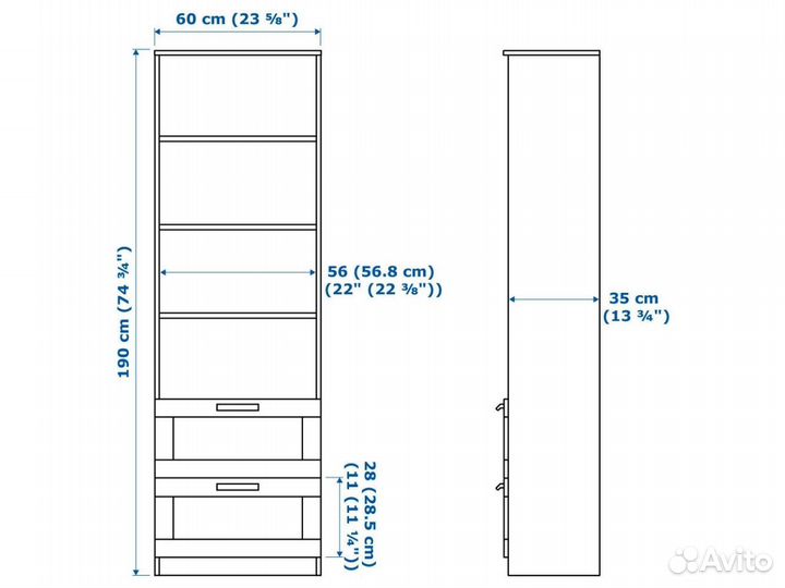 Стеллаж IKEA. Книжный шкаф икеа (новый, оригинал)