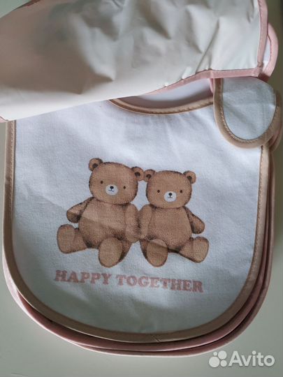 Слюнявчики-нагрудники новые C&A Германия