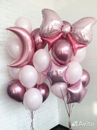 Воздушные шары на выписку из роддома