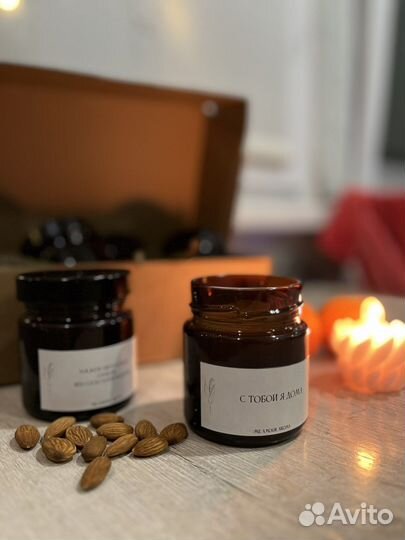 Соевые свечи ручной работы