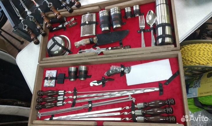 Набор шампуров стол