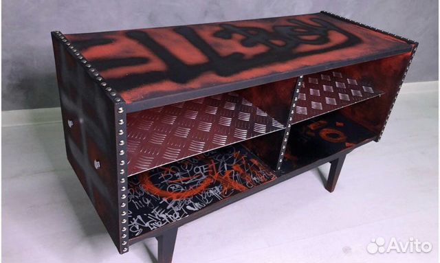 Тумба хайборд ссср, ручная роспись
