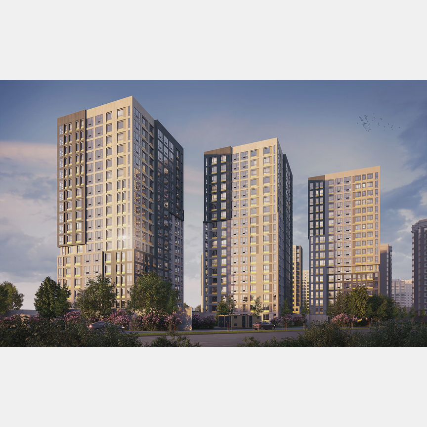 3-к. квартира, 83,4 м², 10/16 эт.