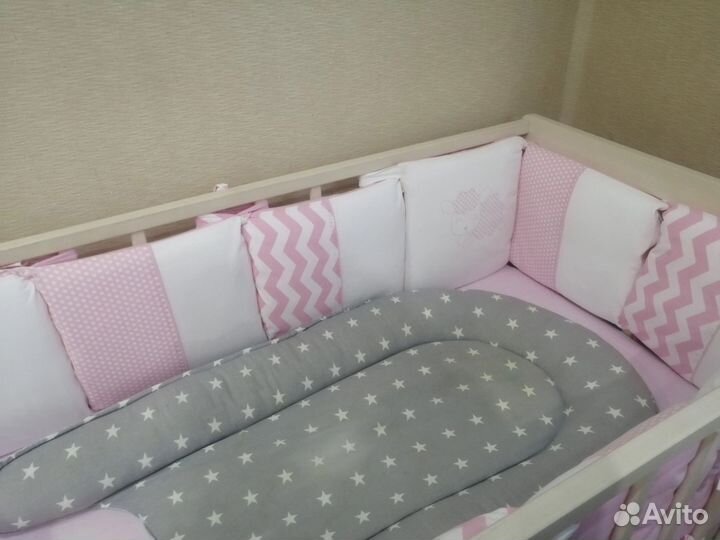 Бортики в детскую кроватку
