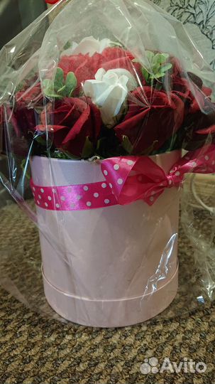 Букет из мыла ручной работы