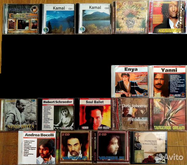 Музыкальные диски MP3 Rock, Pop, Jazz, New Age