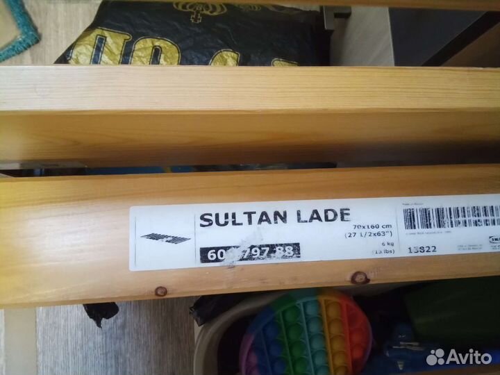 Детская кровать IKEA с матрасом