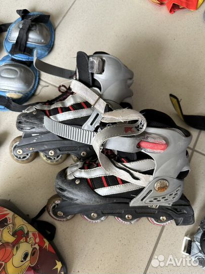 Роликовые коньки детские раздвижные