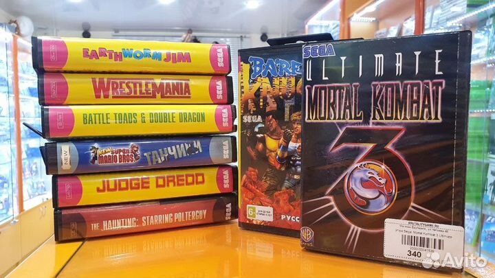 Игровые картриджи 16Bit / sega. Новые