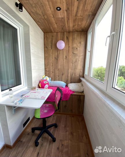 Остекление/Утепление/Обшивка балконов и лоджий под