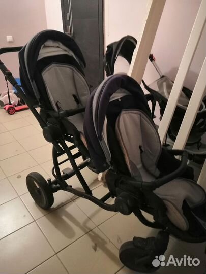 Коляска для двойни 2 в 1