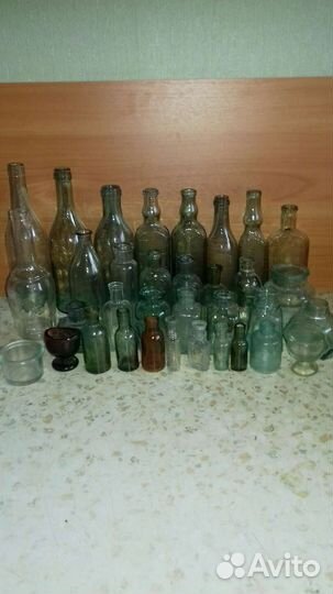 Старинные бутылочки