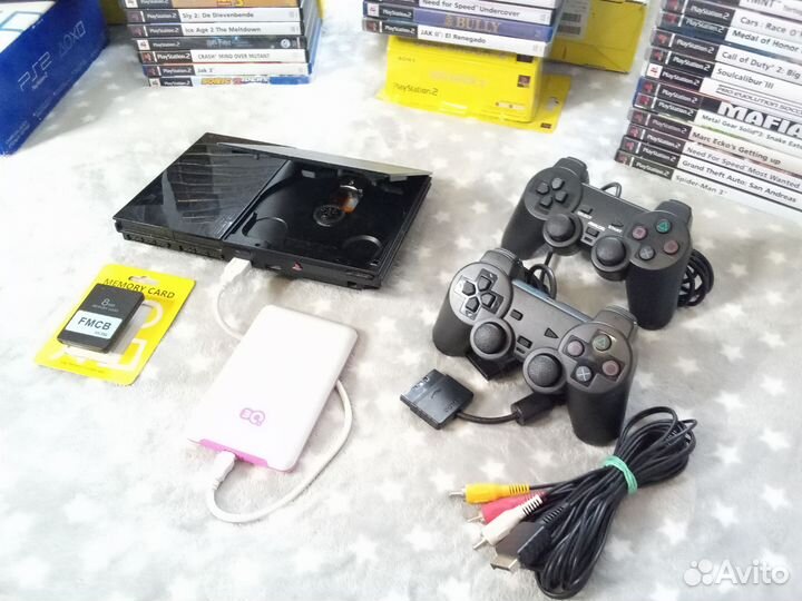 Приставка Sony PS2 и 150 игр