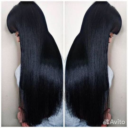 Наращивание волос под ключ биопротеиновые волосы