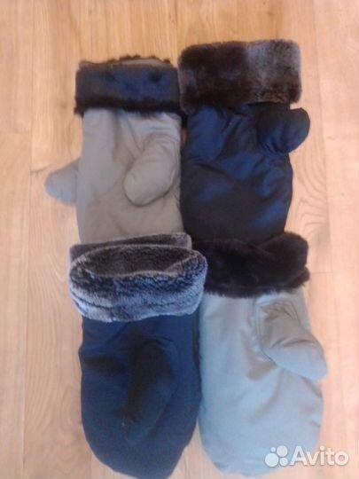 Рукавицы меховые мужские