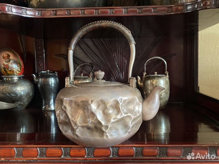 Чайник серебро Japan antik