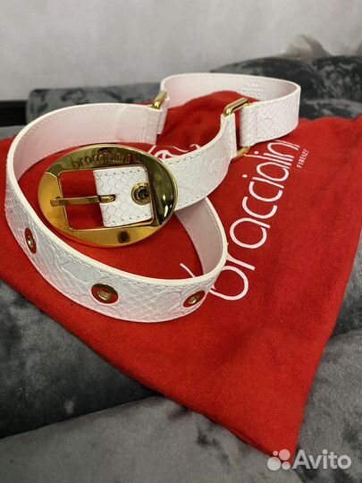 Braccialini ремень натуральная кожа
