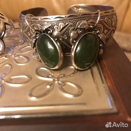 Серьги серебро