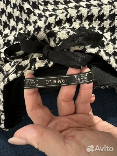Юбка zara гусинная лапка xs
