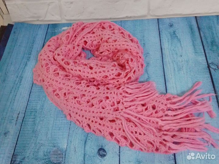Теплый Красивый шарф из шерсти для девочки