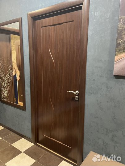 Двери межкомнатные с коробкой деревянные бу