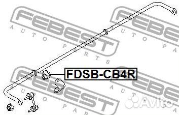 Втулка заднего стабилизатора d18