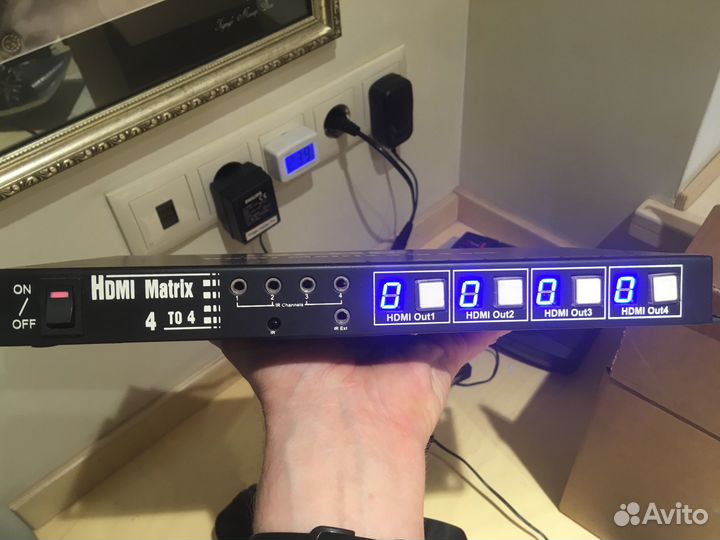 Hdmi матрица Dr.HD Dr.HD 4х4 RK HD 3D Professional