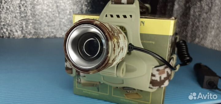 Фонарь налобный HD Lamp белый свет +уф излучение