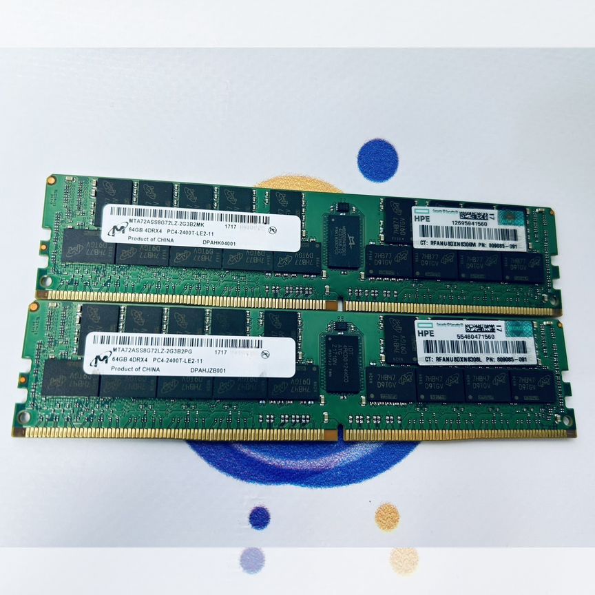 [809085-091] Ddr4 64gb Hp 2400mhz Для Hp Gen9 809085-091