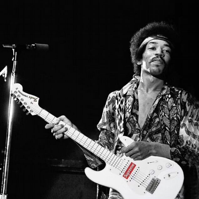 Supreme Fender Stratocaster гитара белая