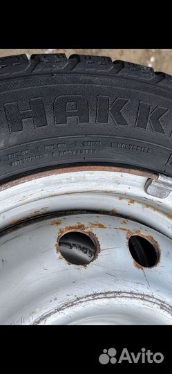 Шины с дисками r 14 бу зимние, к- во 4 шт