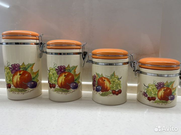 Банки для сыпучих Керамика Финляндия