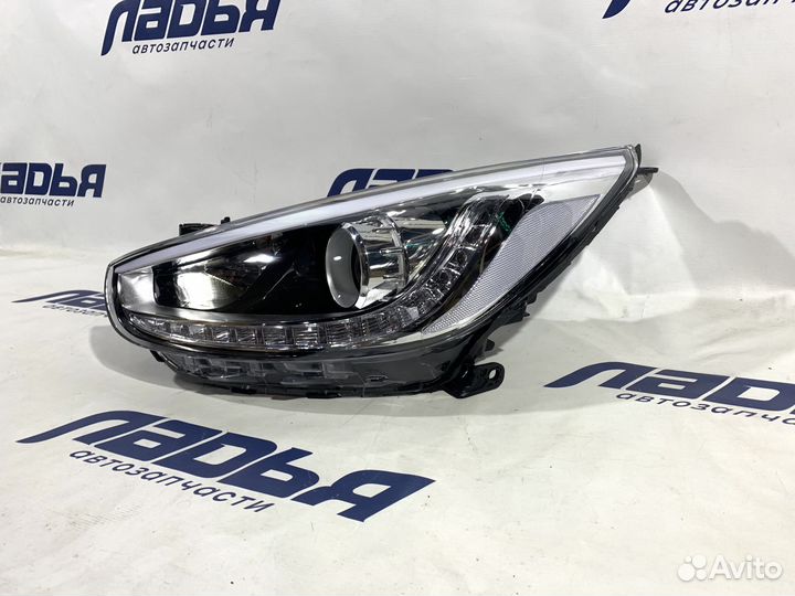 Фара Hyundai Solaris(10) левая линза