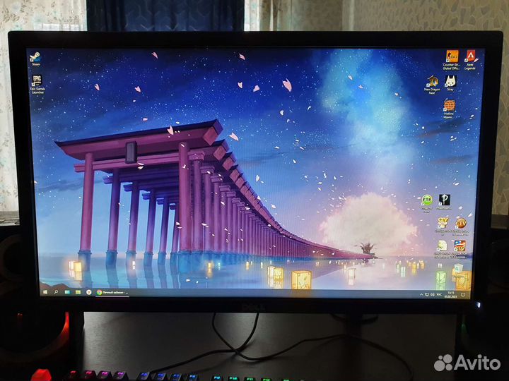 Игровой монитор Dell E2316H + мощный кронштейн