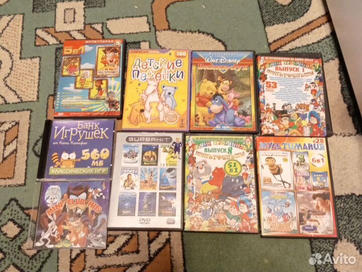 Dvd диски мультфильмы