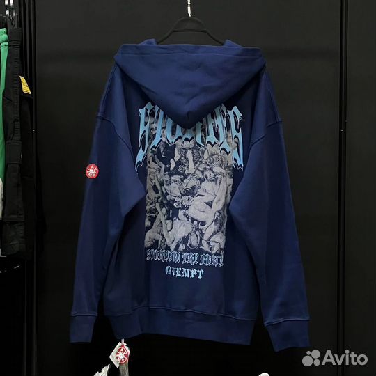 Зип худи cavempt оверсайз 100% хлопок