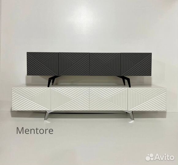 Тумба тв Bravo в белом цвете