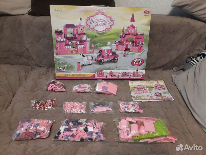 Огромный конструктор Замок 6в 1