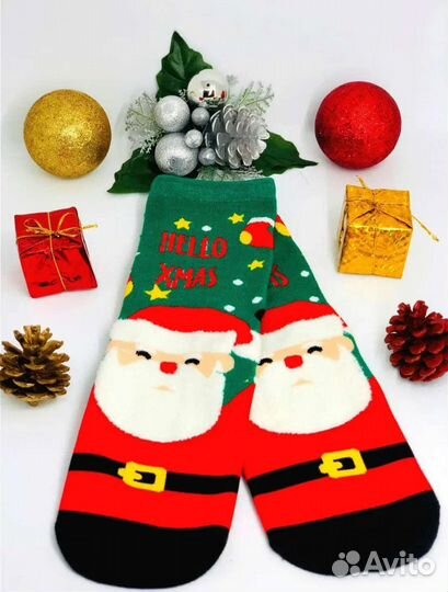 Носки Amigobs новые с новогодним принтом р-р 36-41