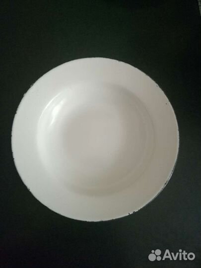 Тарелка эмалированная