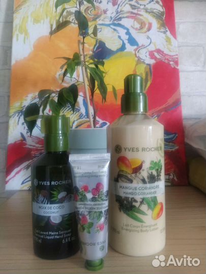 Лосьон для тела, жидкое мыло, крем для рук Ив Роше